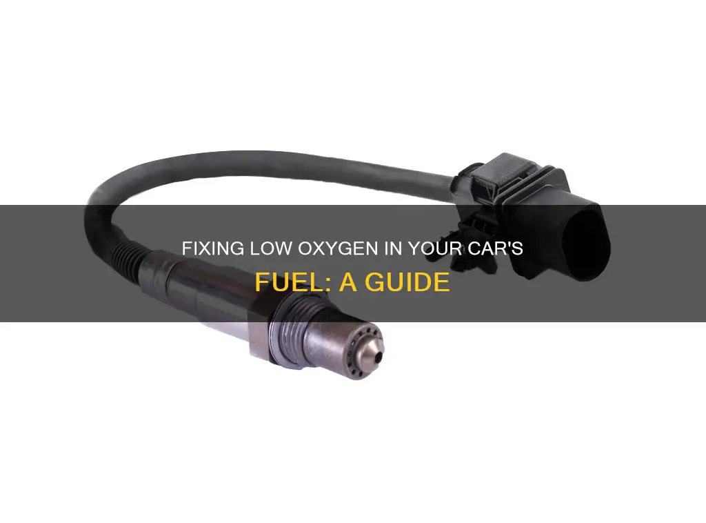 how to fix low oxygen in fuel in your car