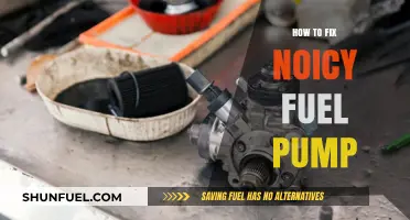 How to Fix a Noisy Fuel Pump: Quick and Effective Solutions