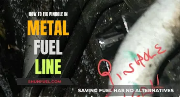 Fixing Pinhole Leaks: A Guide to Metal Fuel Line Repairs