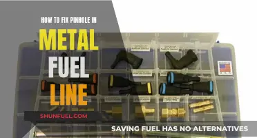 Repairing Pinhole Leaks in Metal Fuel Lines: Quick Fix Guide