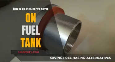 Fixing Plastic Pipe Nipples: A Guide for Fuel Tanks