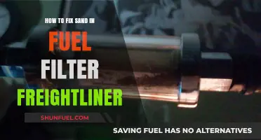 Fixing Sand in Your Freightliner's Fuel Filter: A Guide