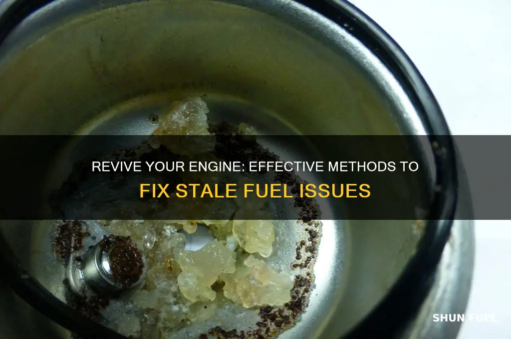 how to fix stale fuel