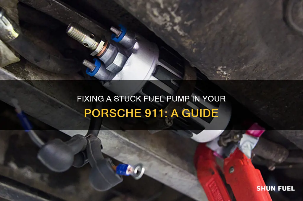 how to fix stuck fuel pump porsche 911