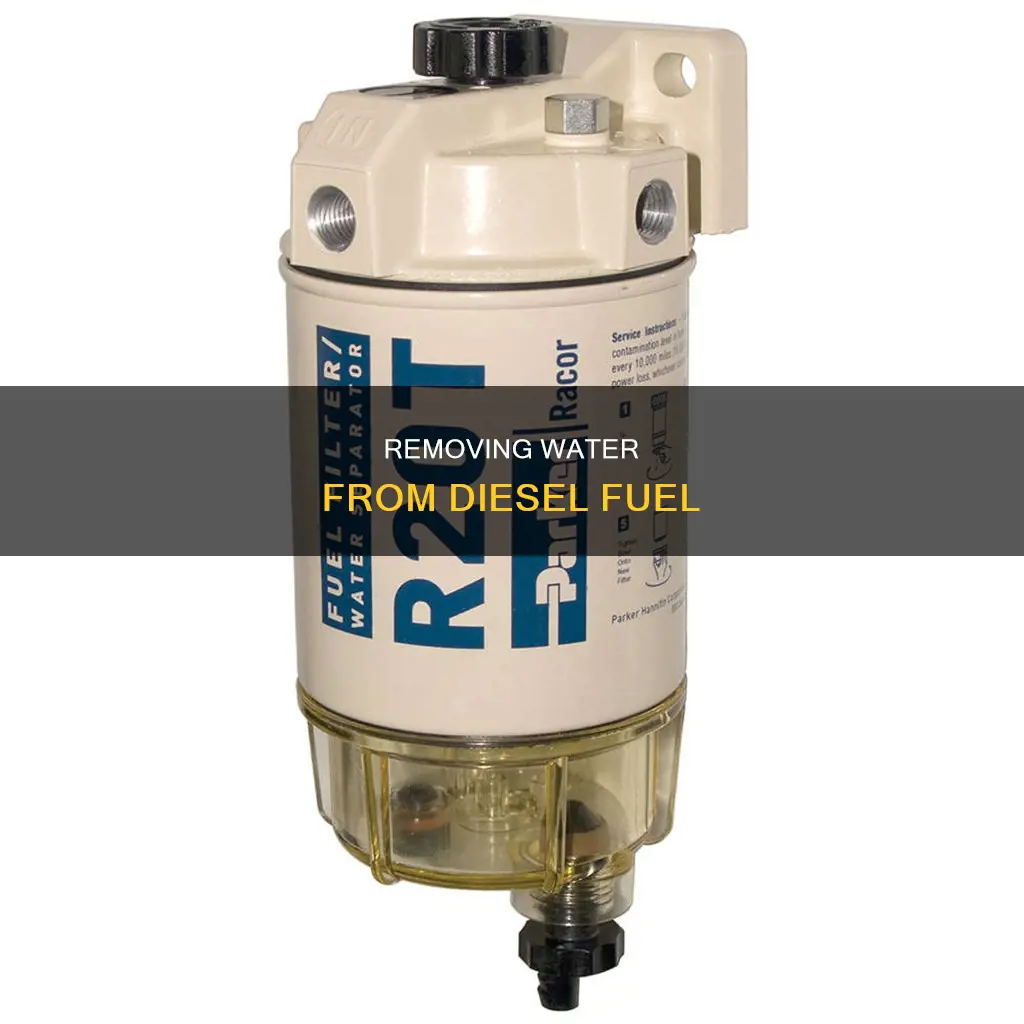 how to fix water in diesel fuel