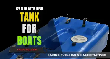 Removing Water from Your Boat's Fuel Tank