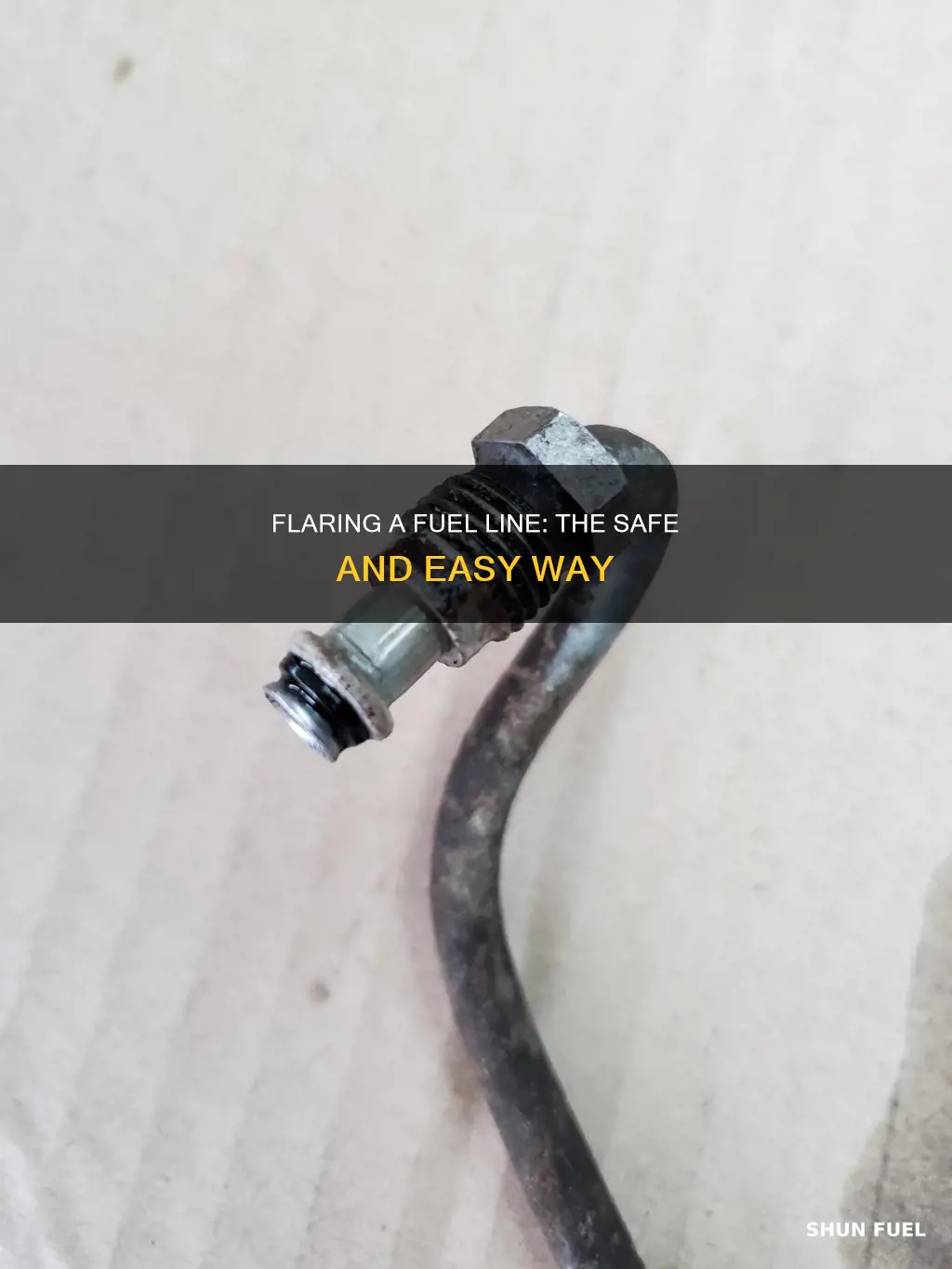 how to flare a fuel line
