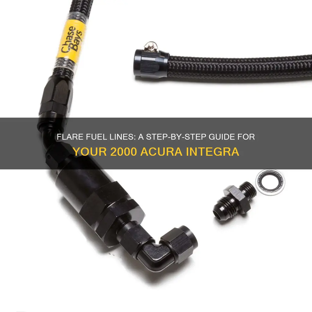 how to flare fuel line on 2000 acura integra