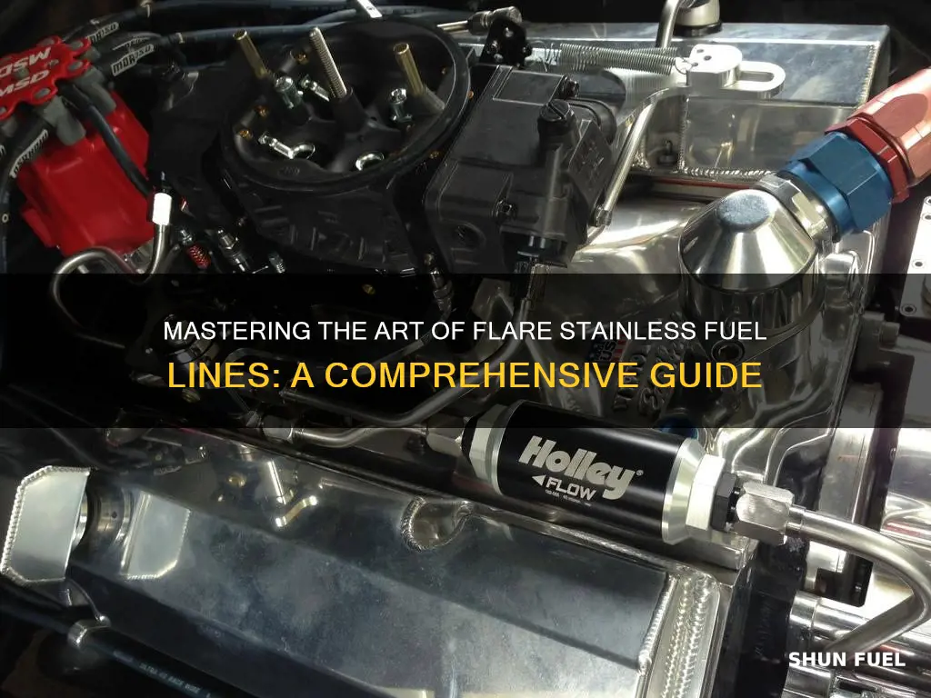 how to flare stainless fuel line