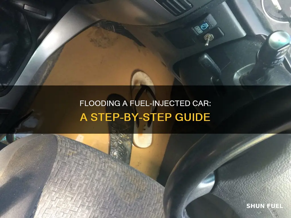 how to flood a fuel injected car