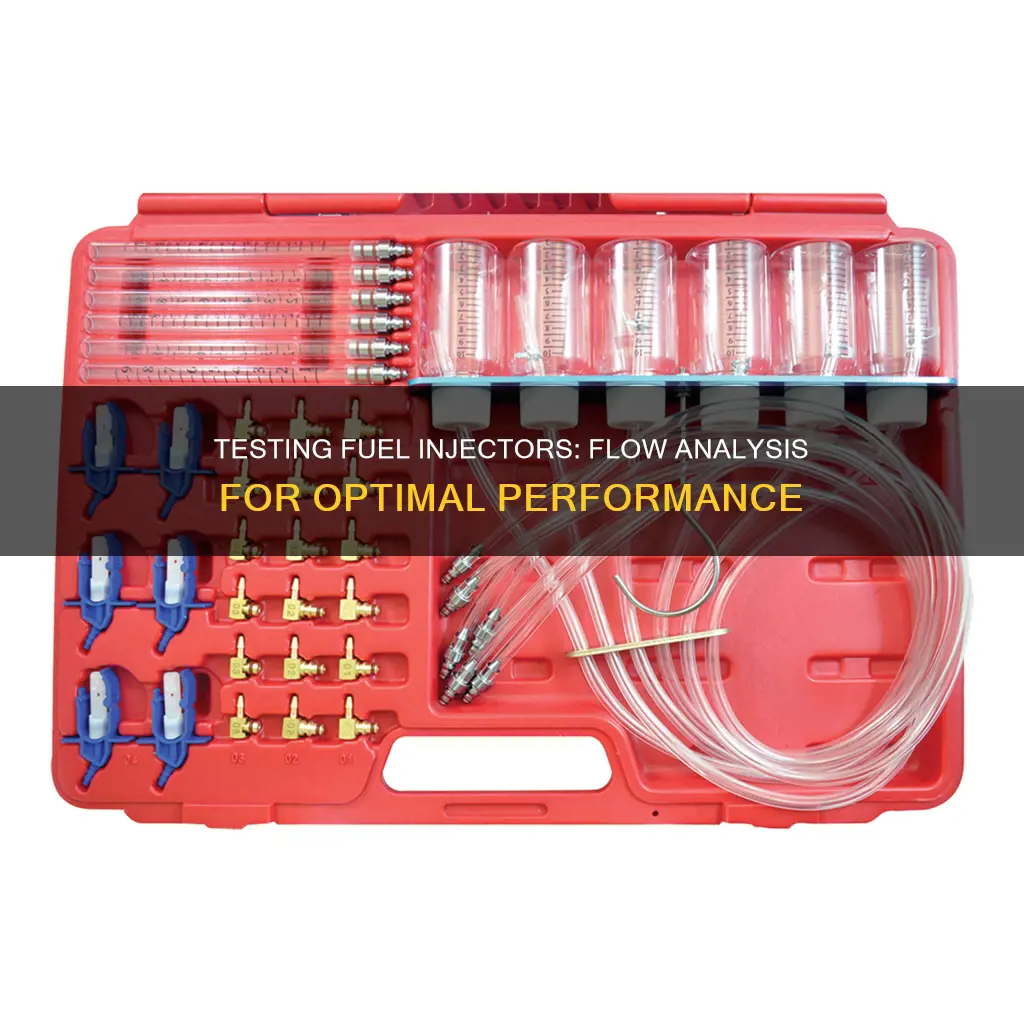 how to flow test fuel injectors