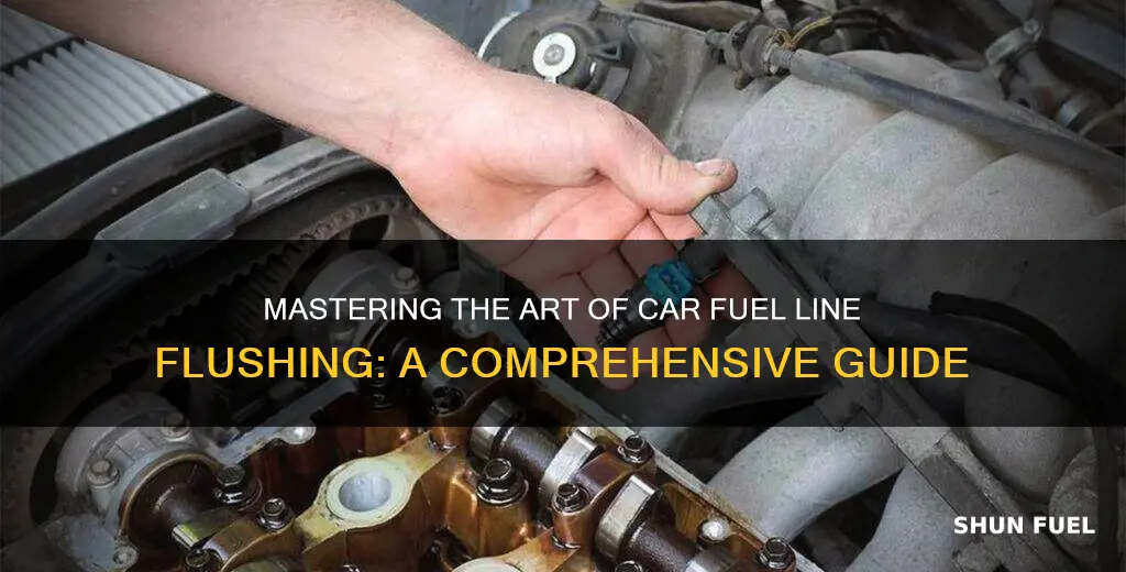 how to flush car fuel lines