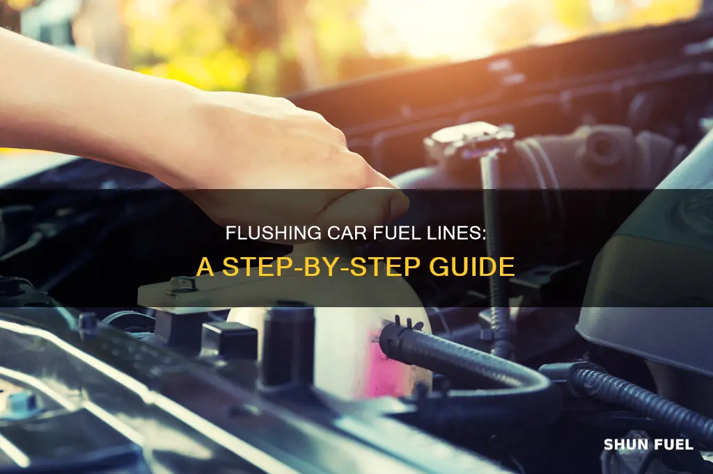 how to flush car fuel lines