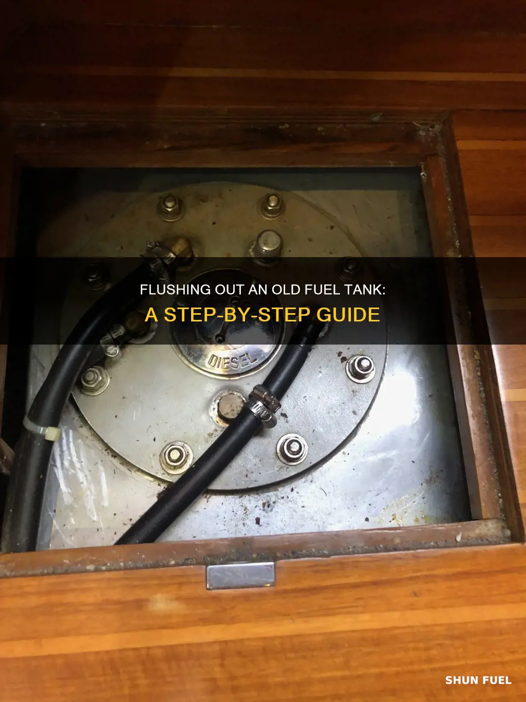 how to flush clean an old fuel tank
