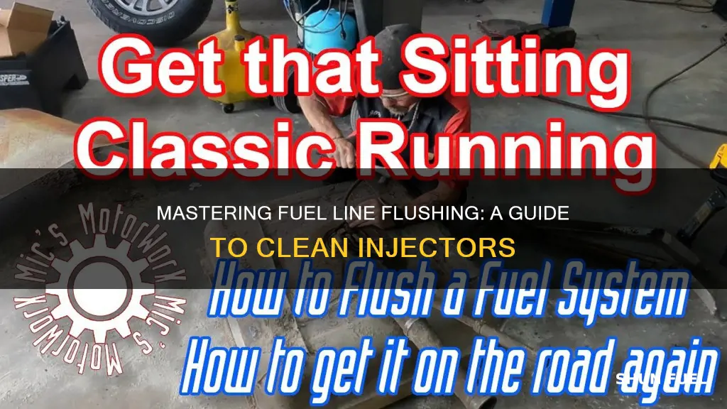 how to flush fuel lines in car fuel injectors