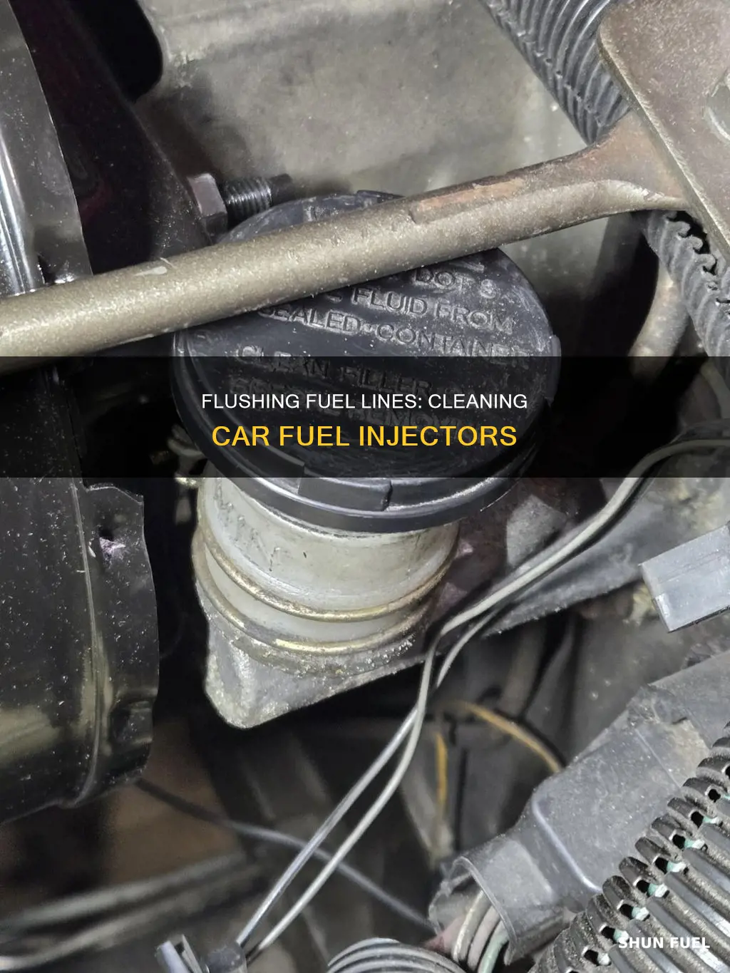 how to flush fuel lines in car fuel injectors