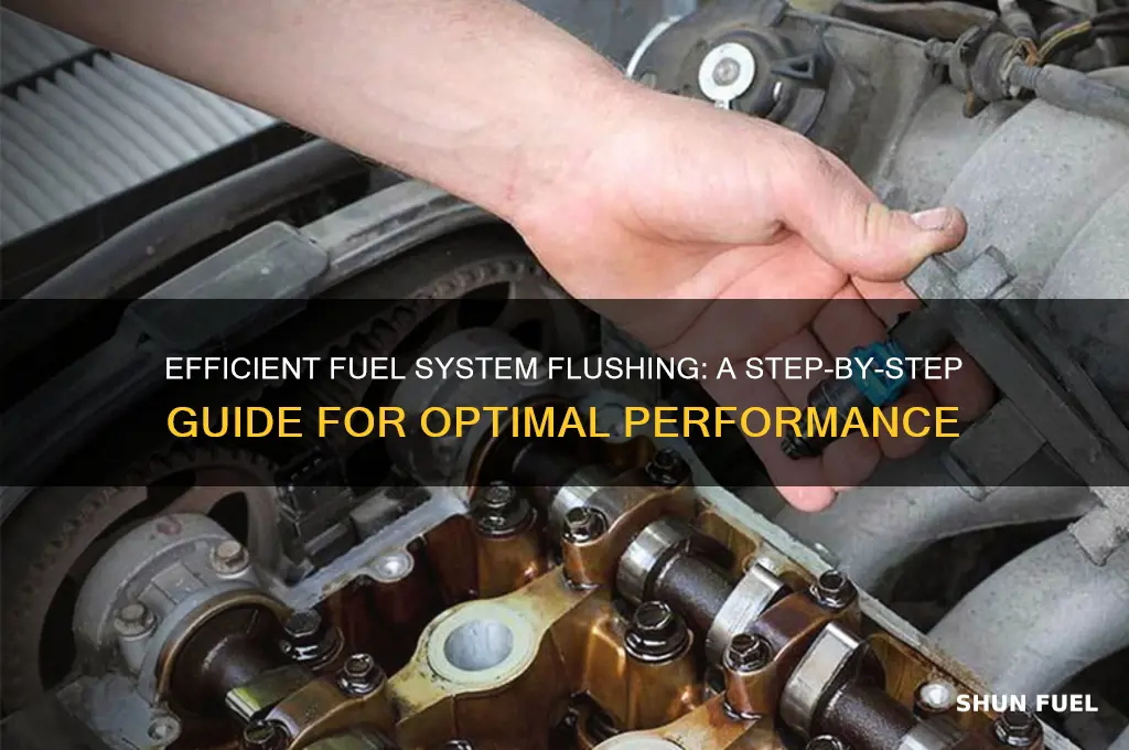 how to flush fuel system