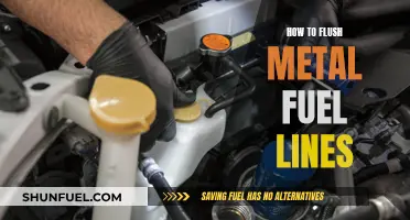 Flushing Metal Fuel Lines: A Comprehensive Guide