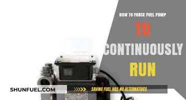Force Fuel Pump Continuous Operation: A Step-by-Step Guide to Running