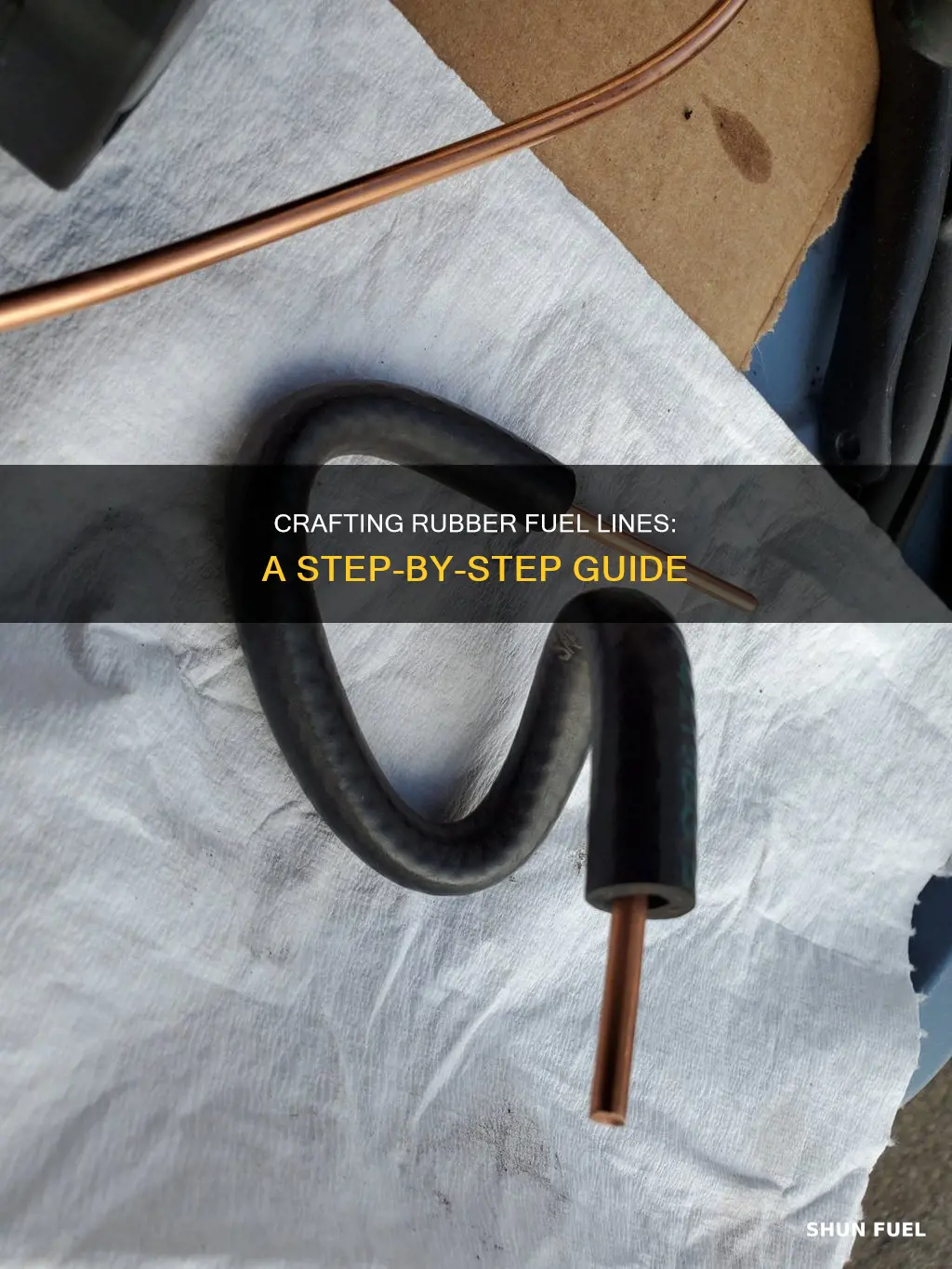 how to form rubber fuel line