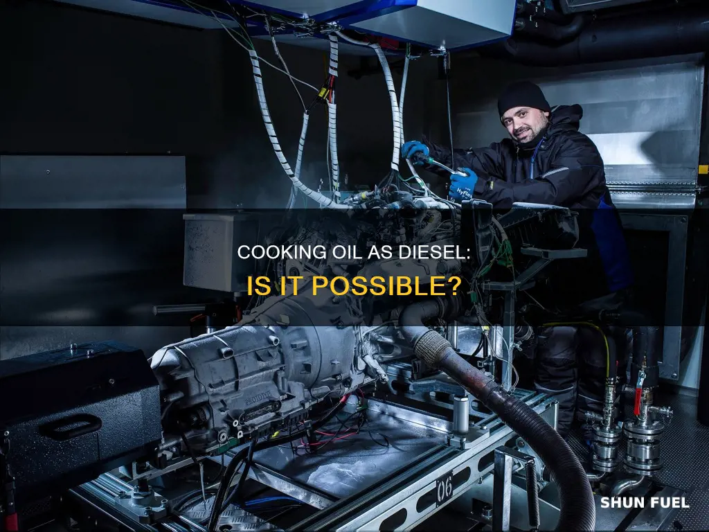 how to fuel a diesel engine with cooking oil