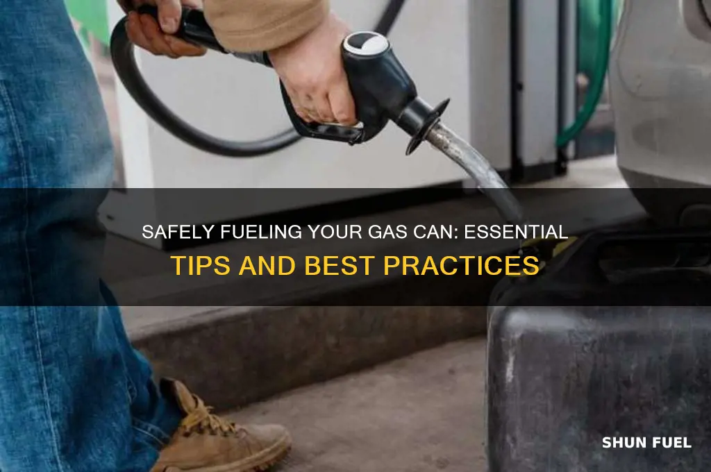 how to fuel a gas can