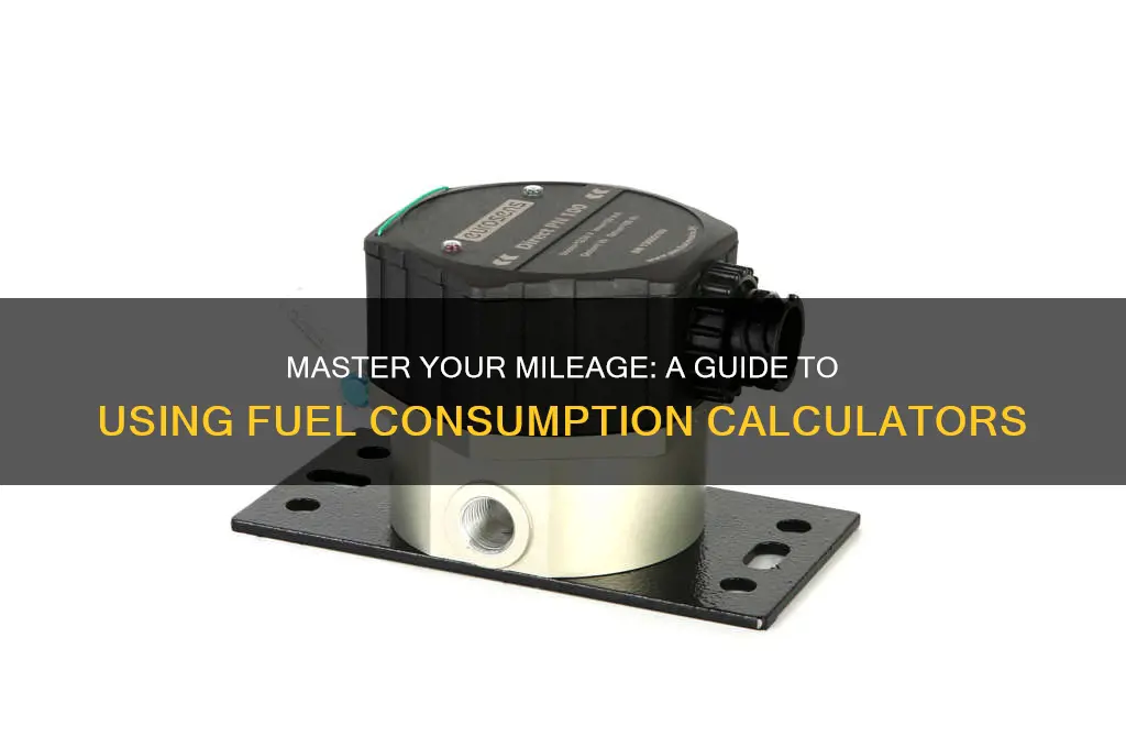 how to fuel consumption calculator