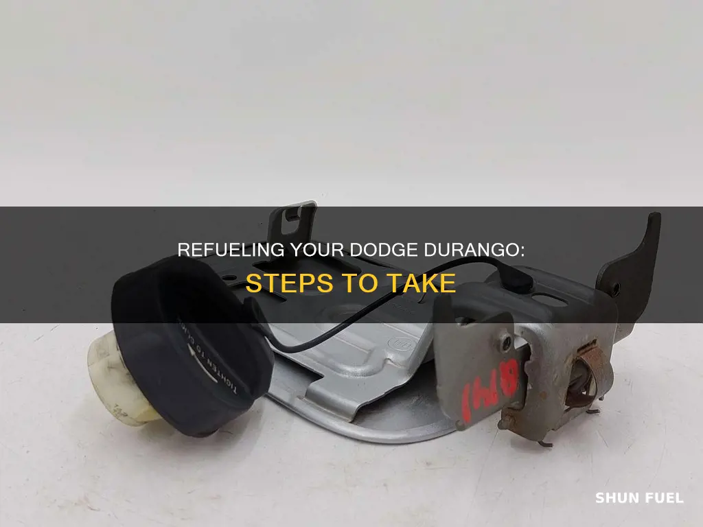 how to fuel empty tank dodge durango