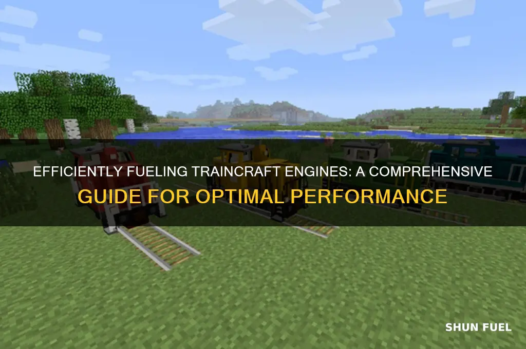 how to fuel engines traincraft