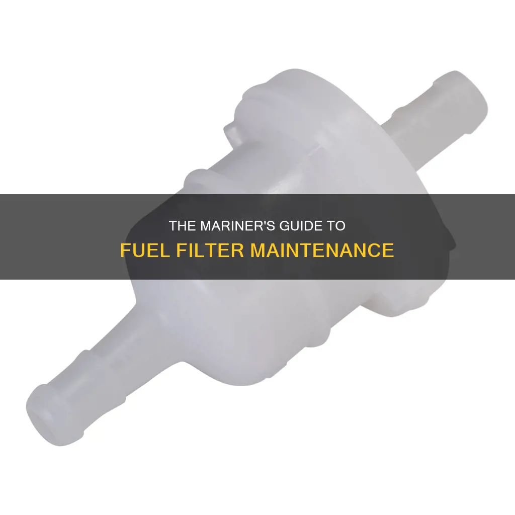 how to fuel filter mercury mariner