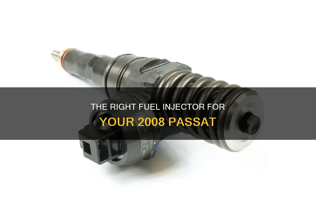 how to fuel injector 2008 passat