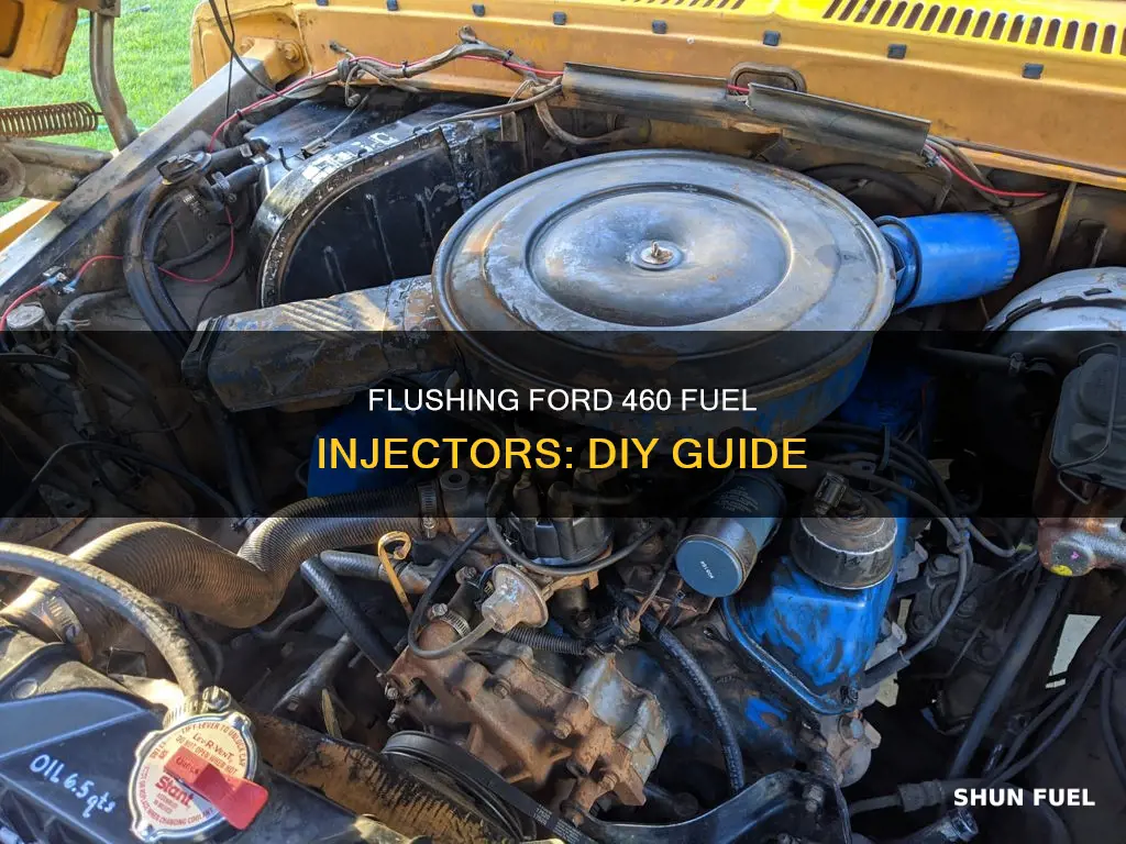 how to fuel injector flush ford 460
