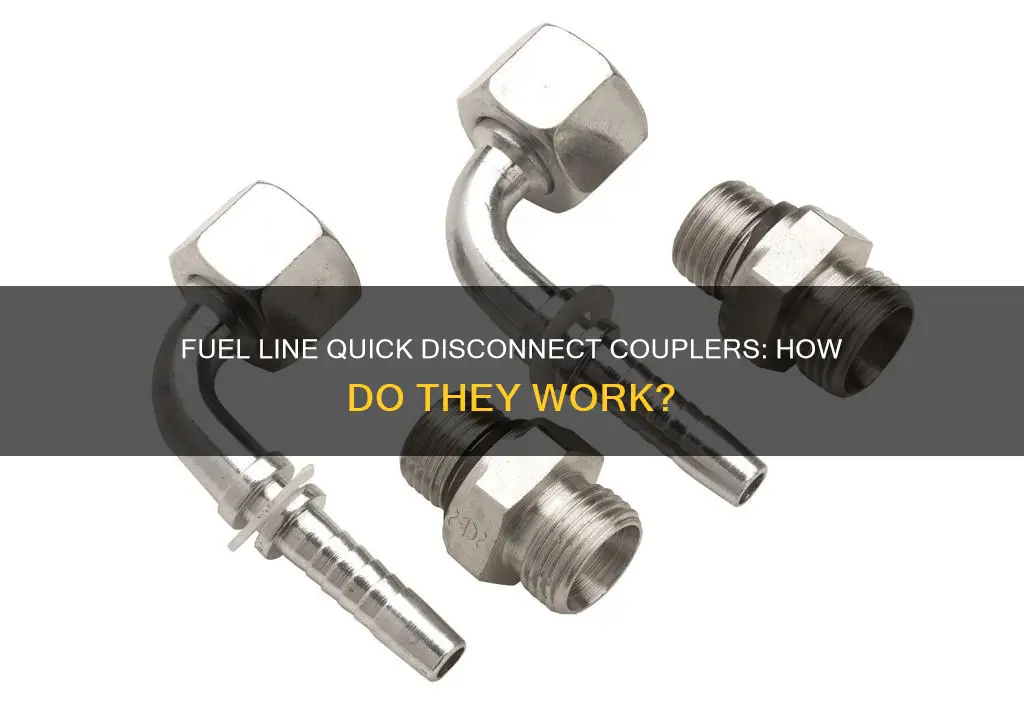 how to fuel line quick disconnect couplers work