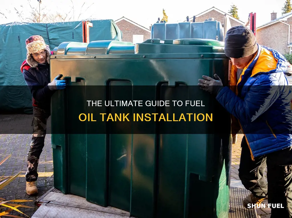 how to fuel oil tank install