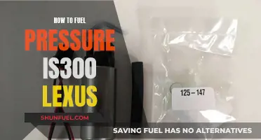 Understanding Fuel Pressure: Lexus IS300 Maintenance Guide