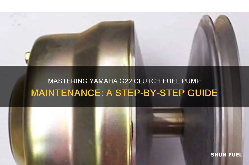 how to fuel pump g22 yamaha clutch