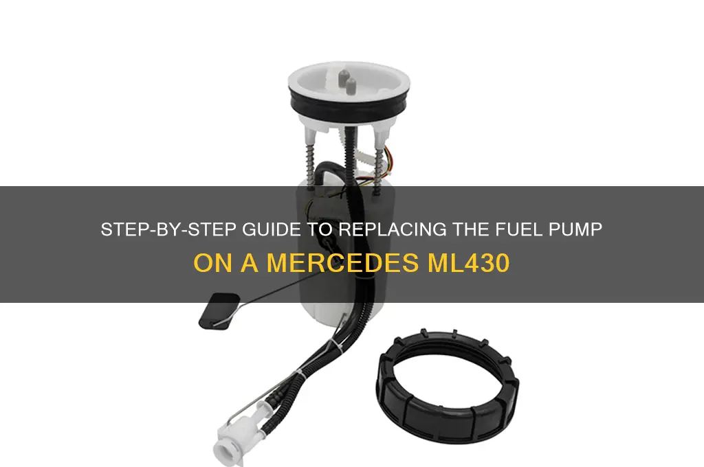 how to fuel pump on ml430