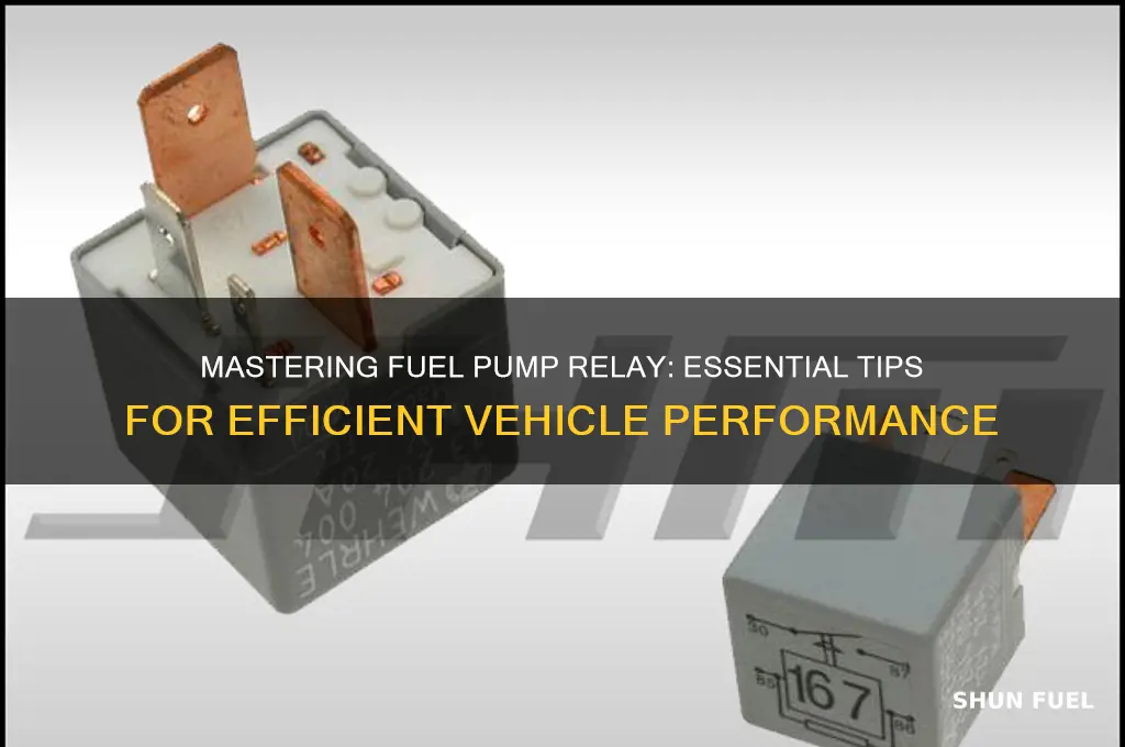how to fuel pump relay