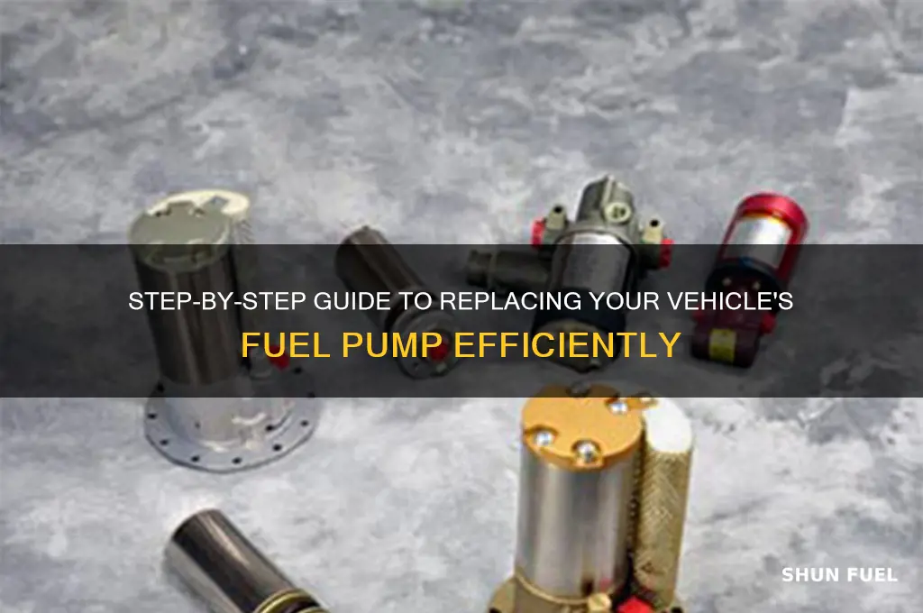 how to fuel pump replacement
