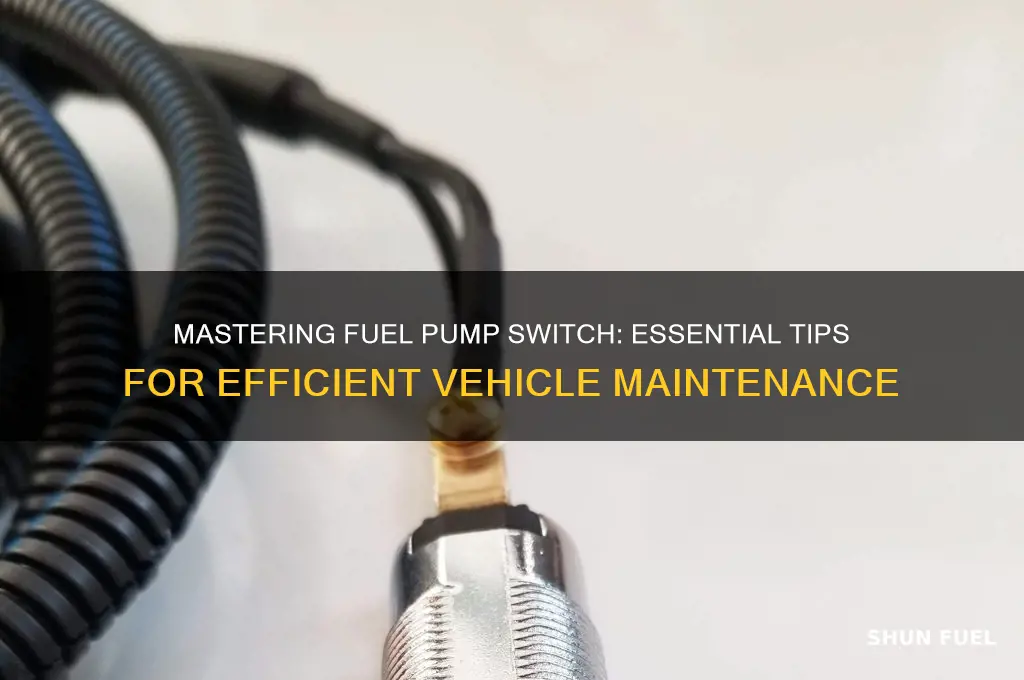 how to fuel pump switch