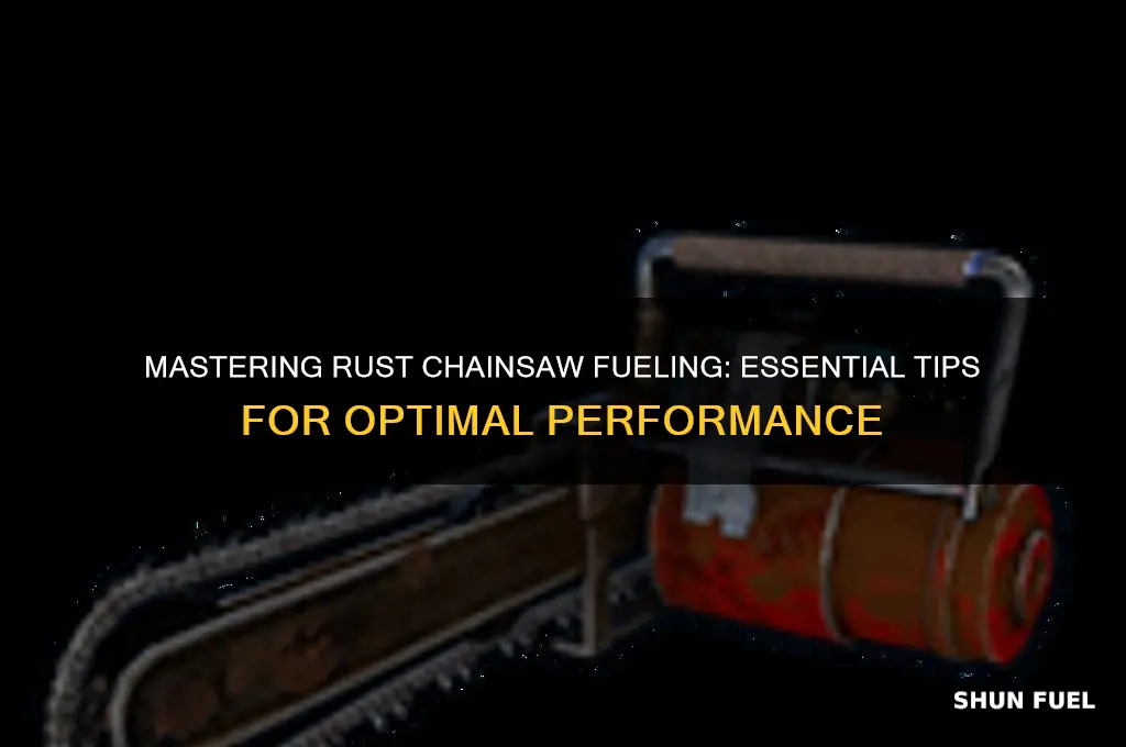 how to fuel rust chainsaw