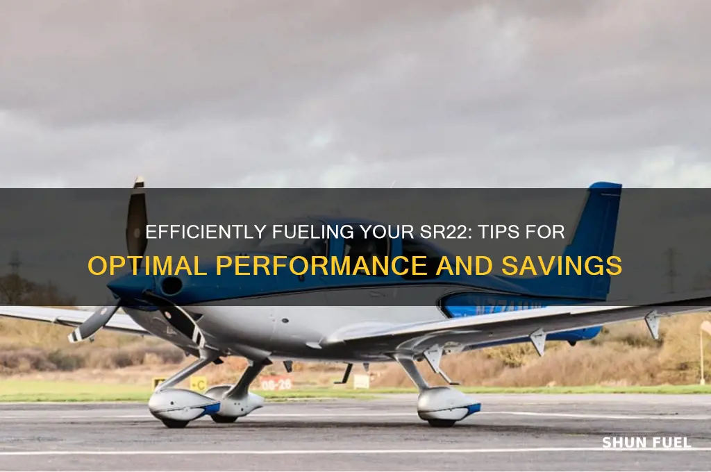 how to fuel sr22