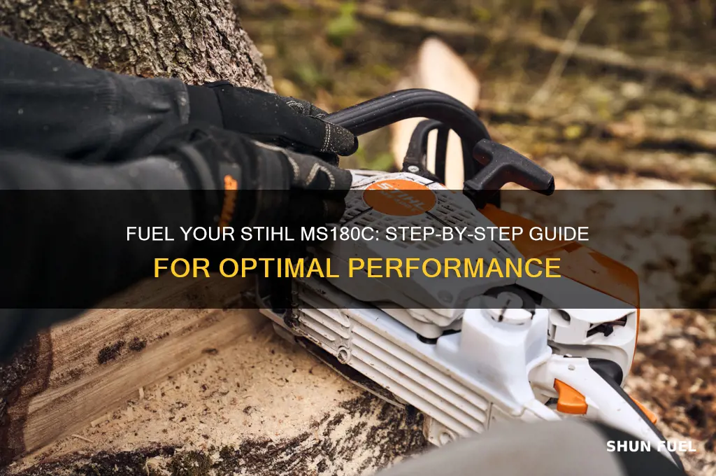 how to fuel stihl ms180c