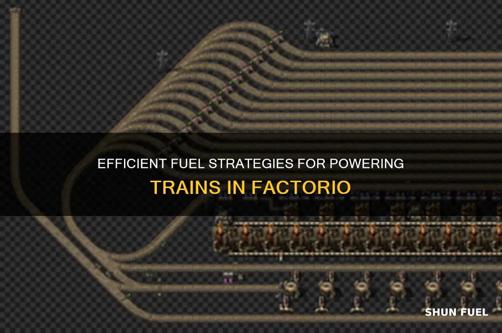 how to fuel train factorio