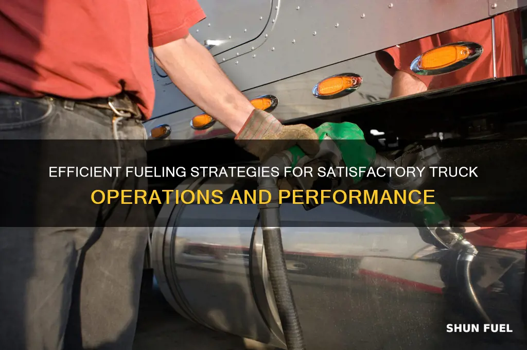 how to fuel truck satisfactory