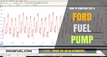 Step-by-Step Guide to Function Testing a Ford Fuel Pump