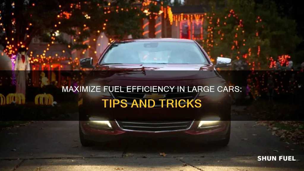 how to gain fuel efficiency in a large car