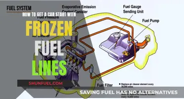 Thawing Frozen Fuel Lines: A Guide to Starting Your Car