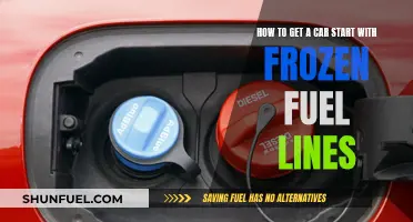 Thawing Frozen Fuel Lines: Getting Your Car Started