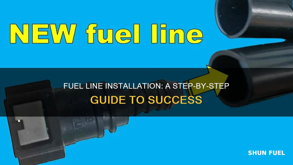 how to get a fuel line into the fuel tank